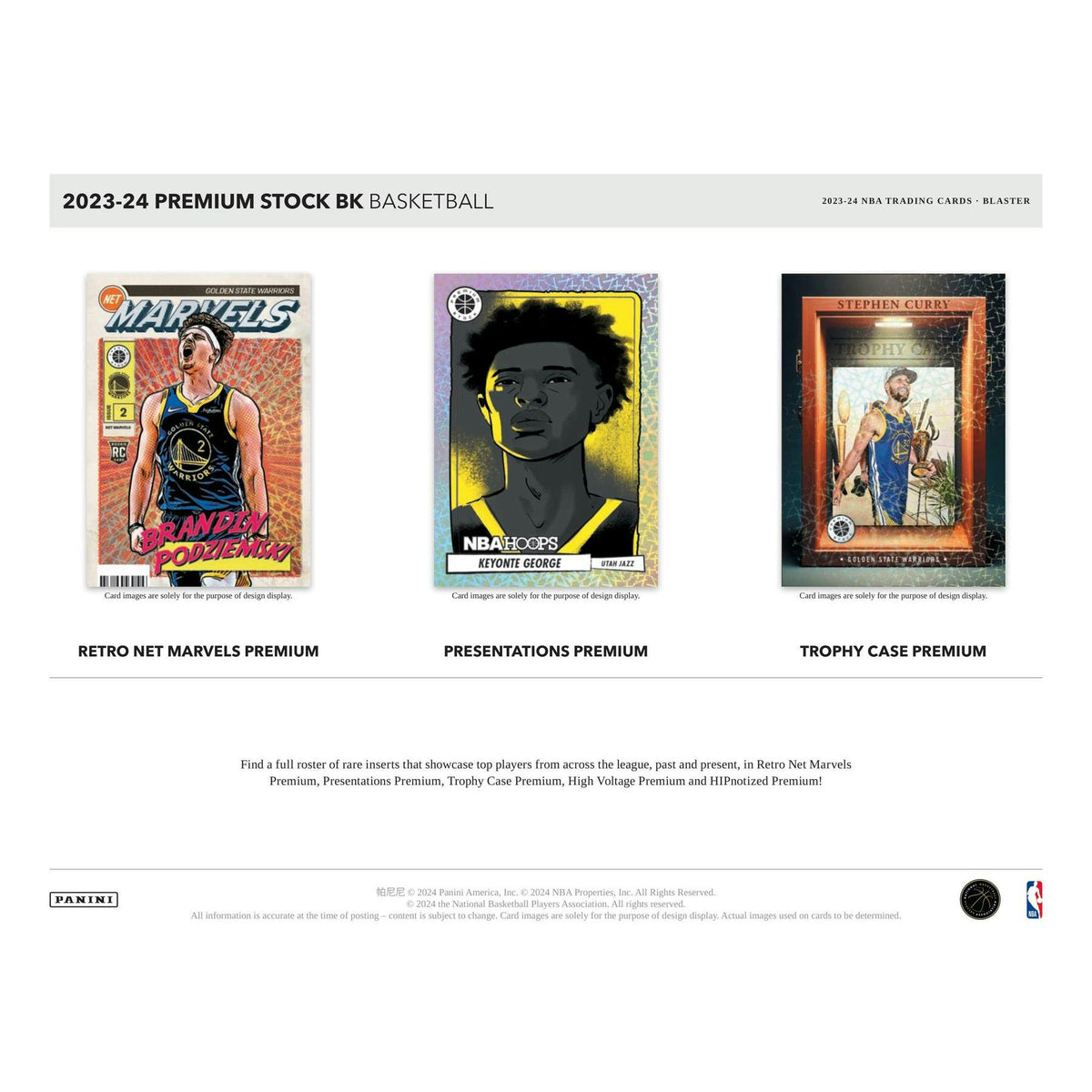 2023/24 Panini Premium Stock Basketball Blaster Box