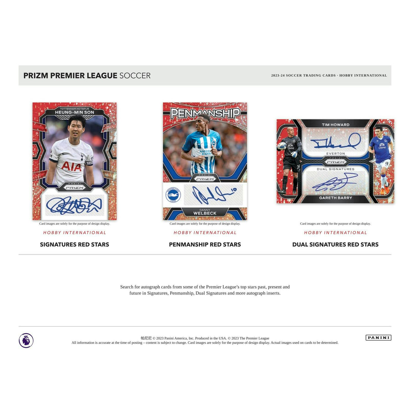 2023/24 Panini Prizm Premier League EPL Soccer International Hobby Box