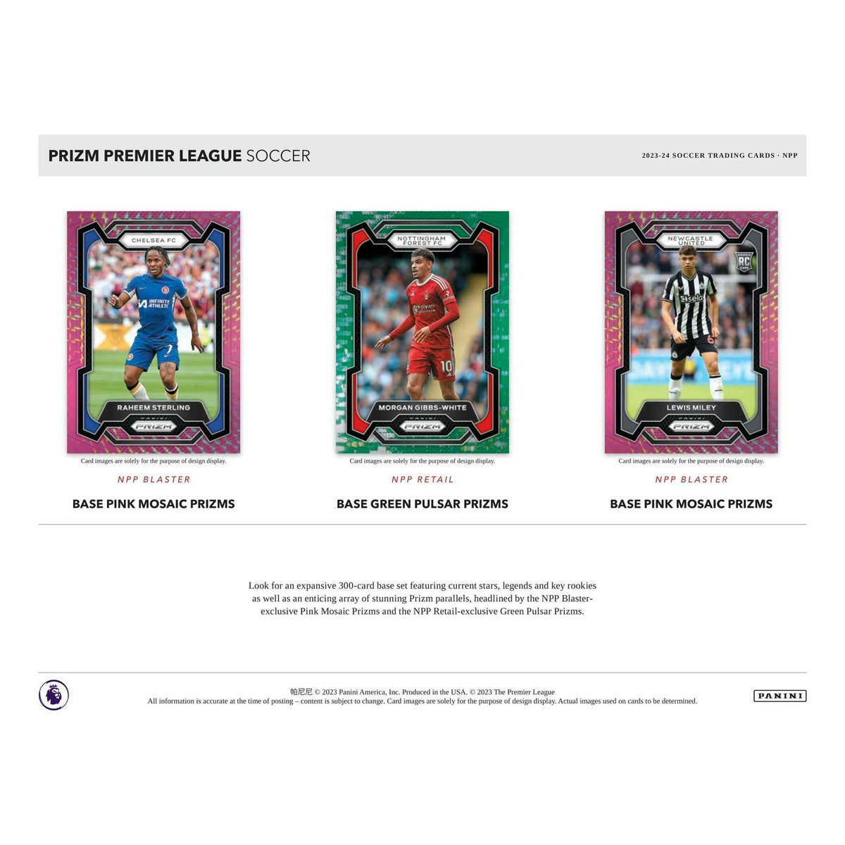 2023/24 Panini Prizm Premier League EPL Soccer 24-Pack Retail Box