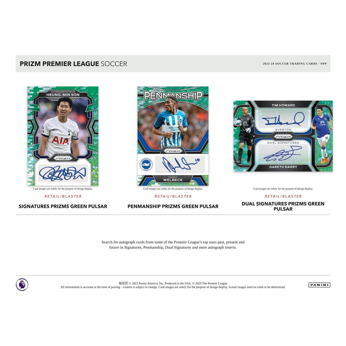 2023/24 Panini Prizm Premier League EPL Soccer 24-Pack Retail Box