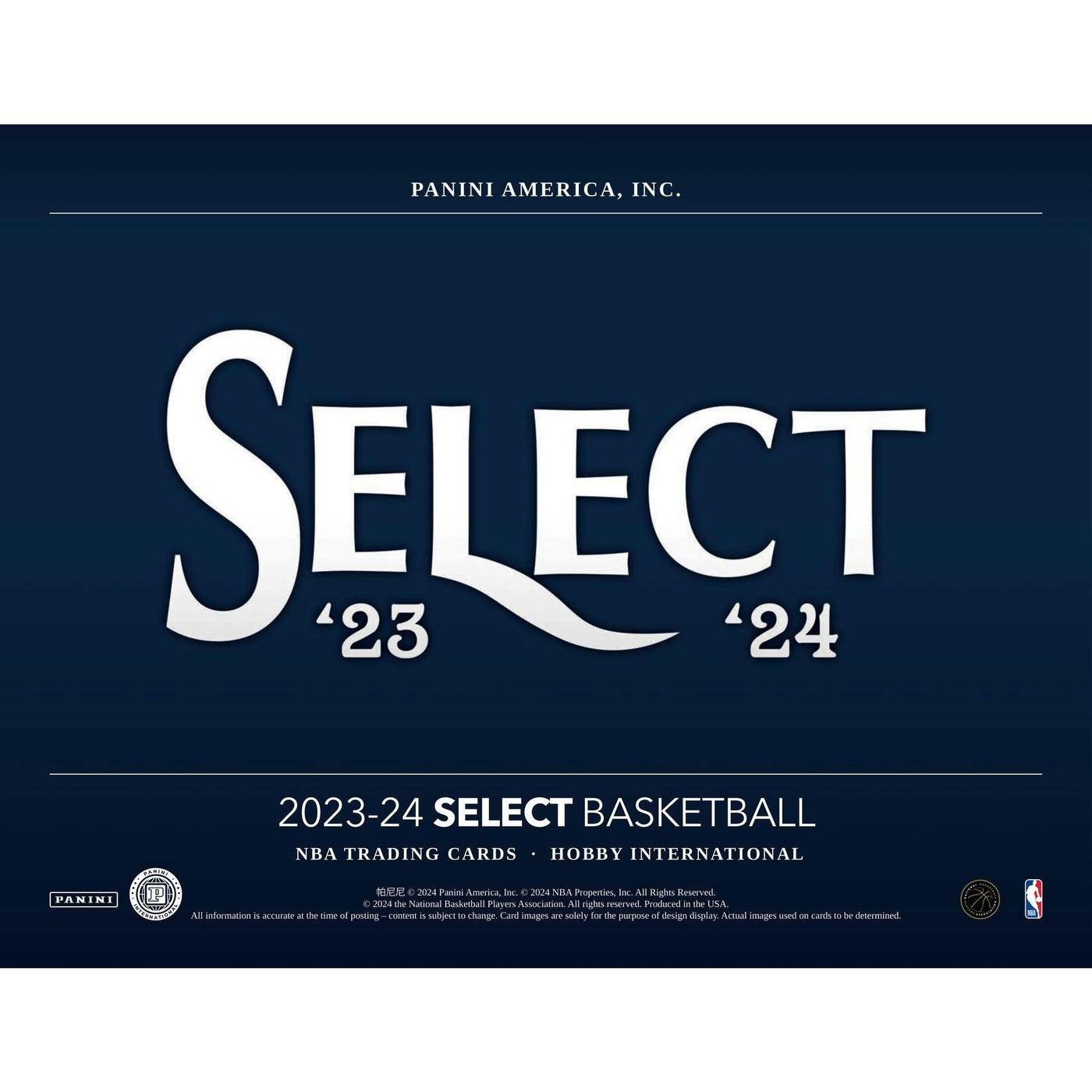 2023/24 Panini Select Basketball International Hobby Box