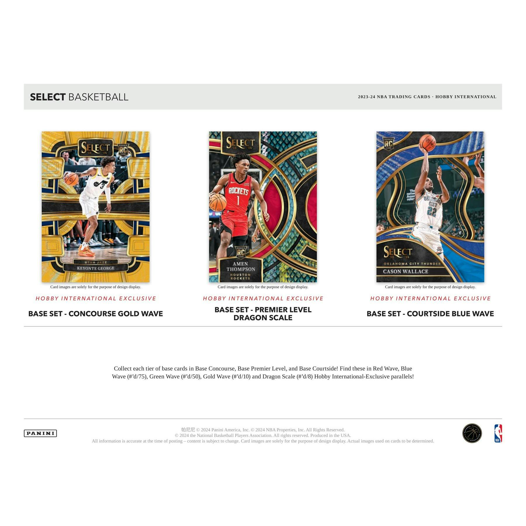 2023/24 Panini Select Basketball International Hobby Box