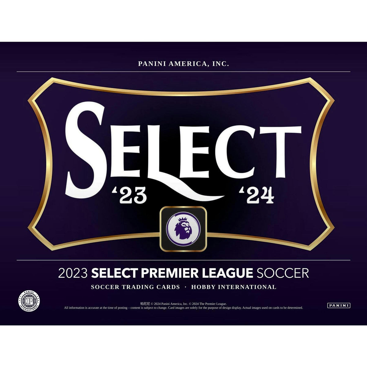 2023/24 Panini Select Premier League EPL Soccer International Hobby Box