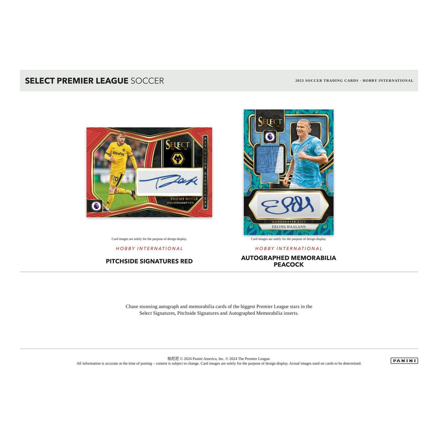 2023/24 Panini Select Premier League EPL Soccer International Hobby Box