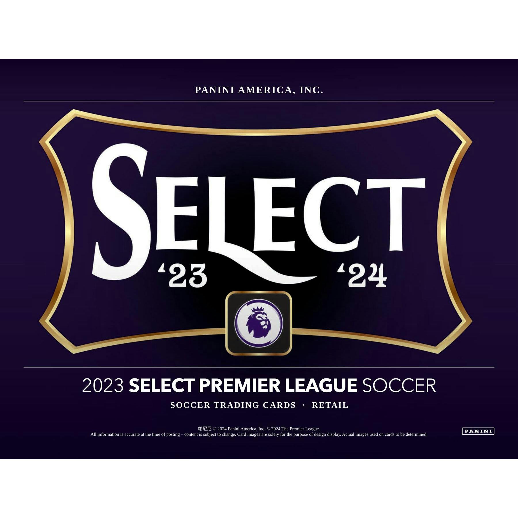 2023/24 Panini Select Premier League EPL Soccer Mega Box (Pink Ice)