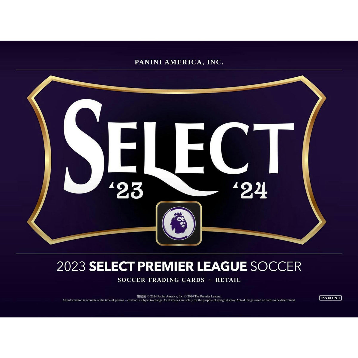 2023/24 Panini Select Premier League EPL Soccer Mega Box Pack (Pink Ice)