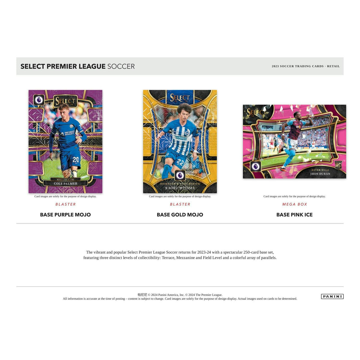2023/24 Panini Select Premier League EPL Soccer Blaster Box