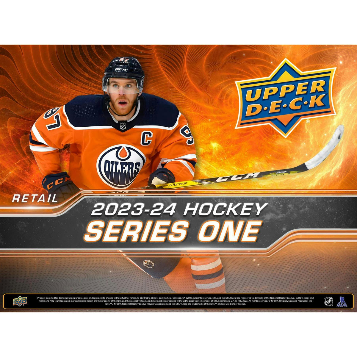 2023/24 Upper Deck Series 1 Hockey Tin (Box) (Reed Buy)