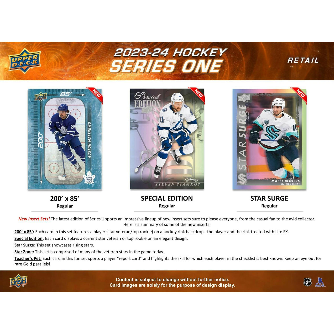 2023/24 Upper Deck Series 1 Hockey Blaster Box (Reed Buy)