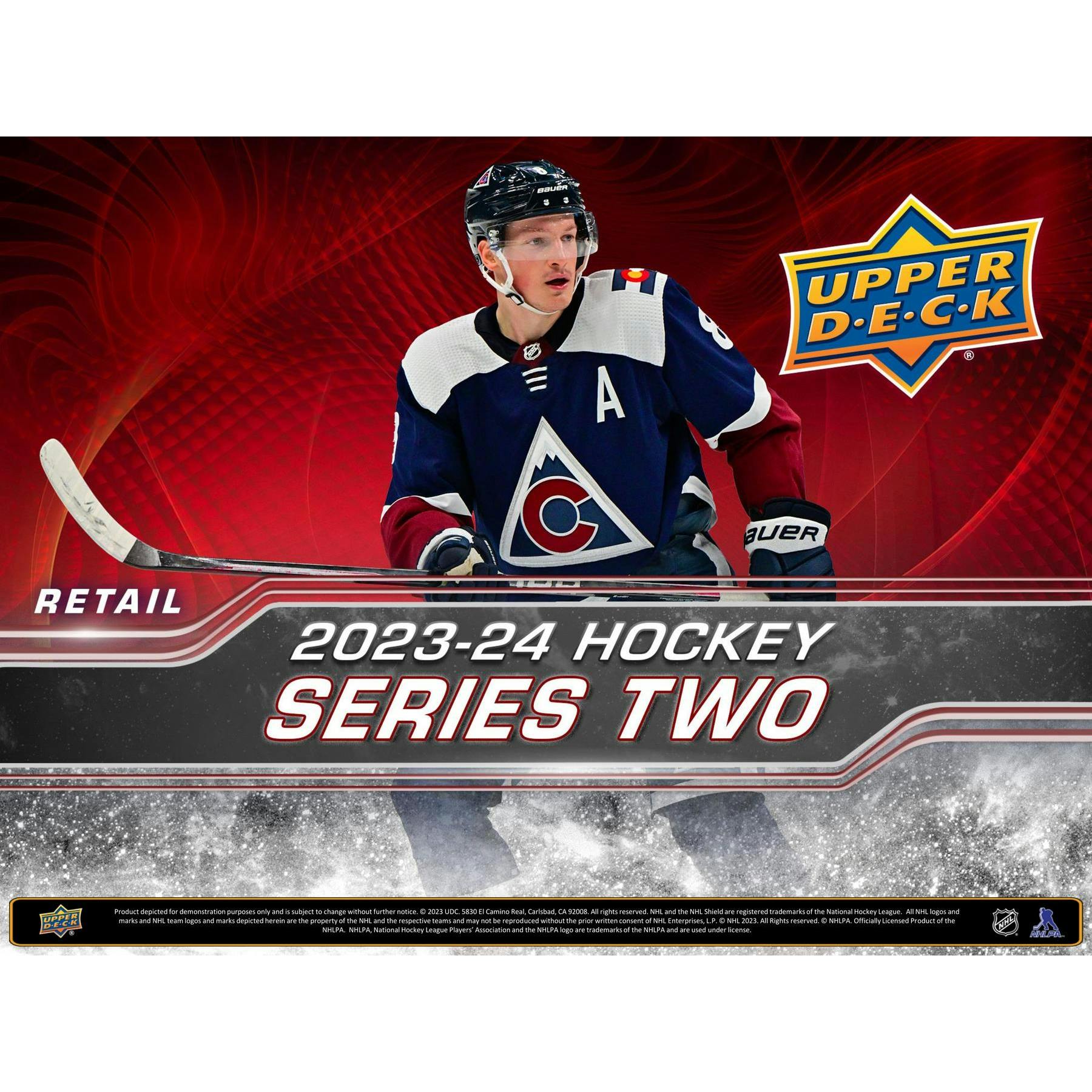 2023/24 Upper Deck Series 2 Hockey Tin (Box) Case (12 ct)