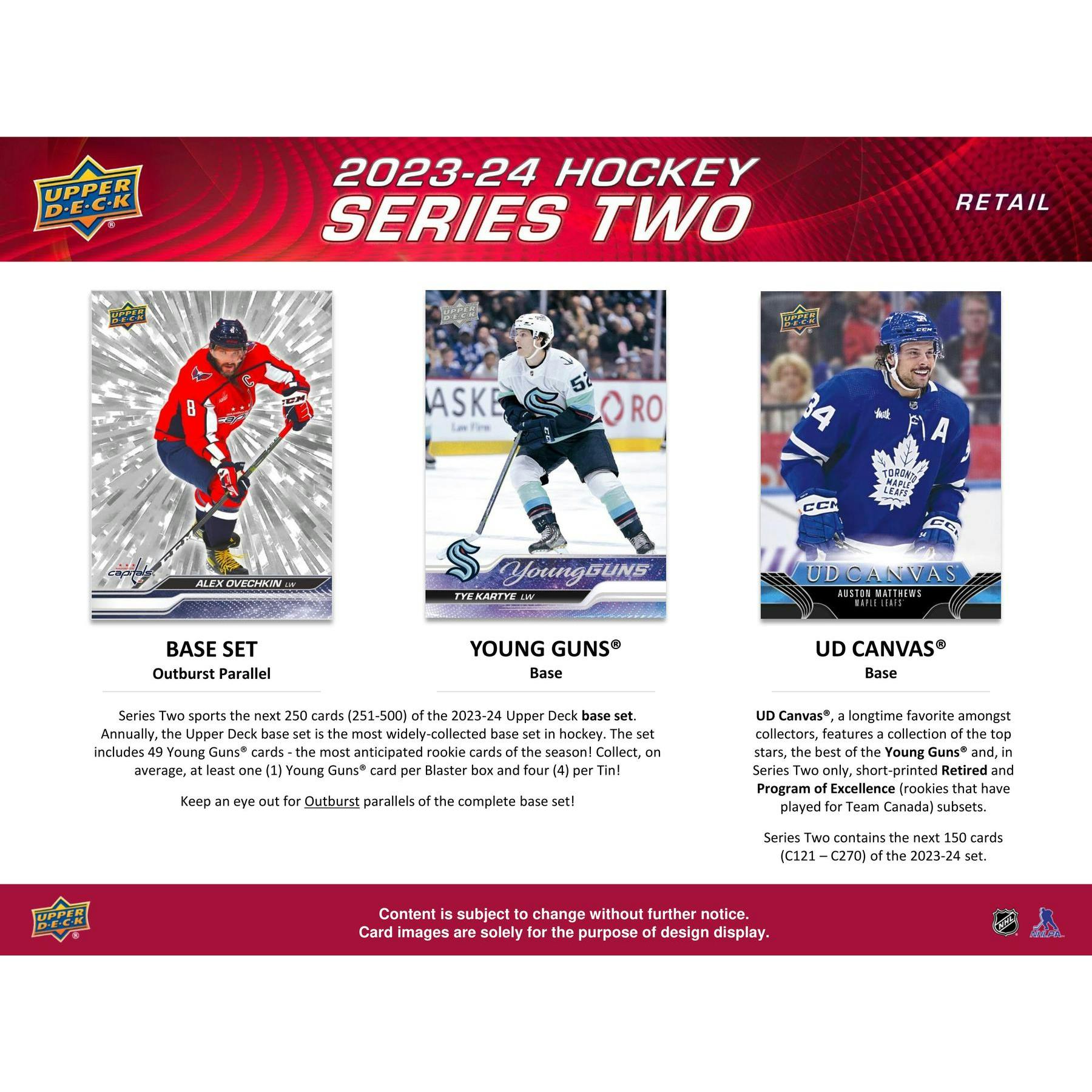 2023/24 Upper Deck Series 2 Hockey Tin (Box)