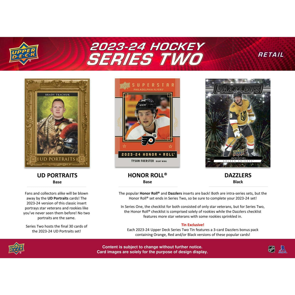 2023/24 Upper Deck Series 2 Hockey Tin (Box)