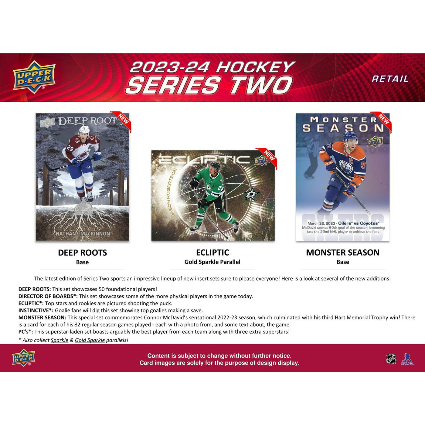 2023/24 Upper Deck Series 2 Hockey Tin (Box) Case (12 ct)