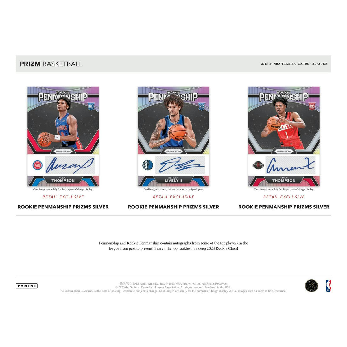 2023/24 Panini Prizm Basketball Blaster Pack (Ice Prizms!)