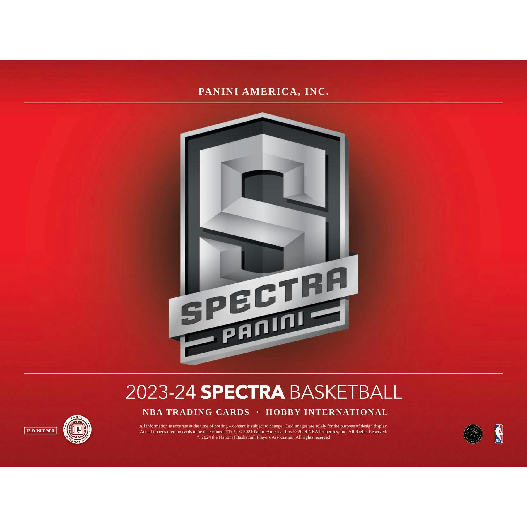 2023/24 Panini Spectra Basketball International Hobby Box