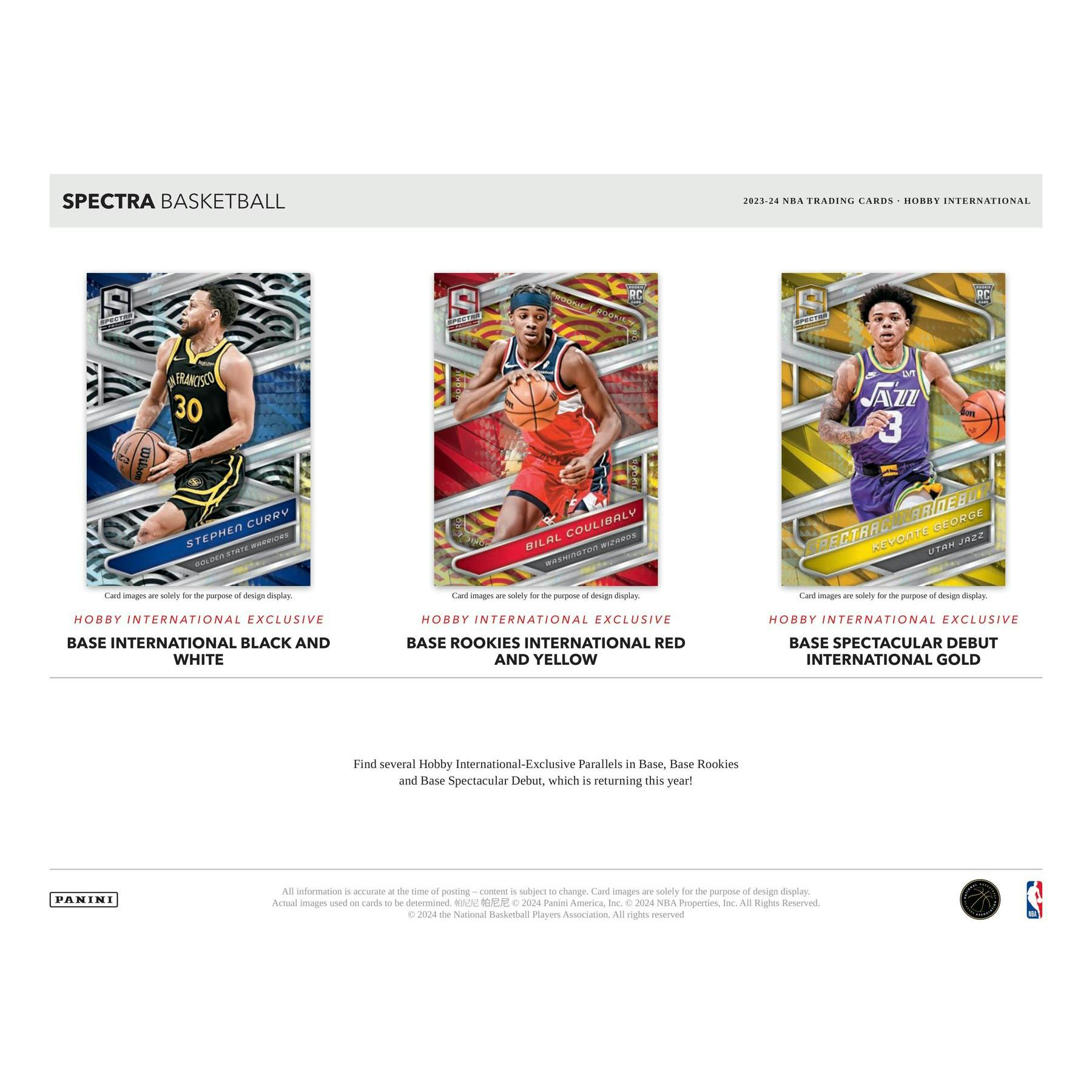 2023/24 Panini Spectra Basketball International Hobby Box