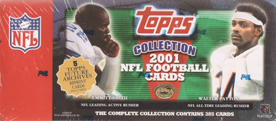 2001 Topps Football Factory Set (Box)