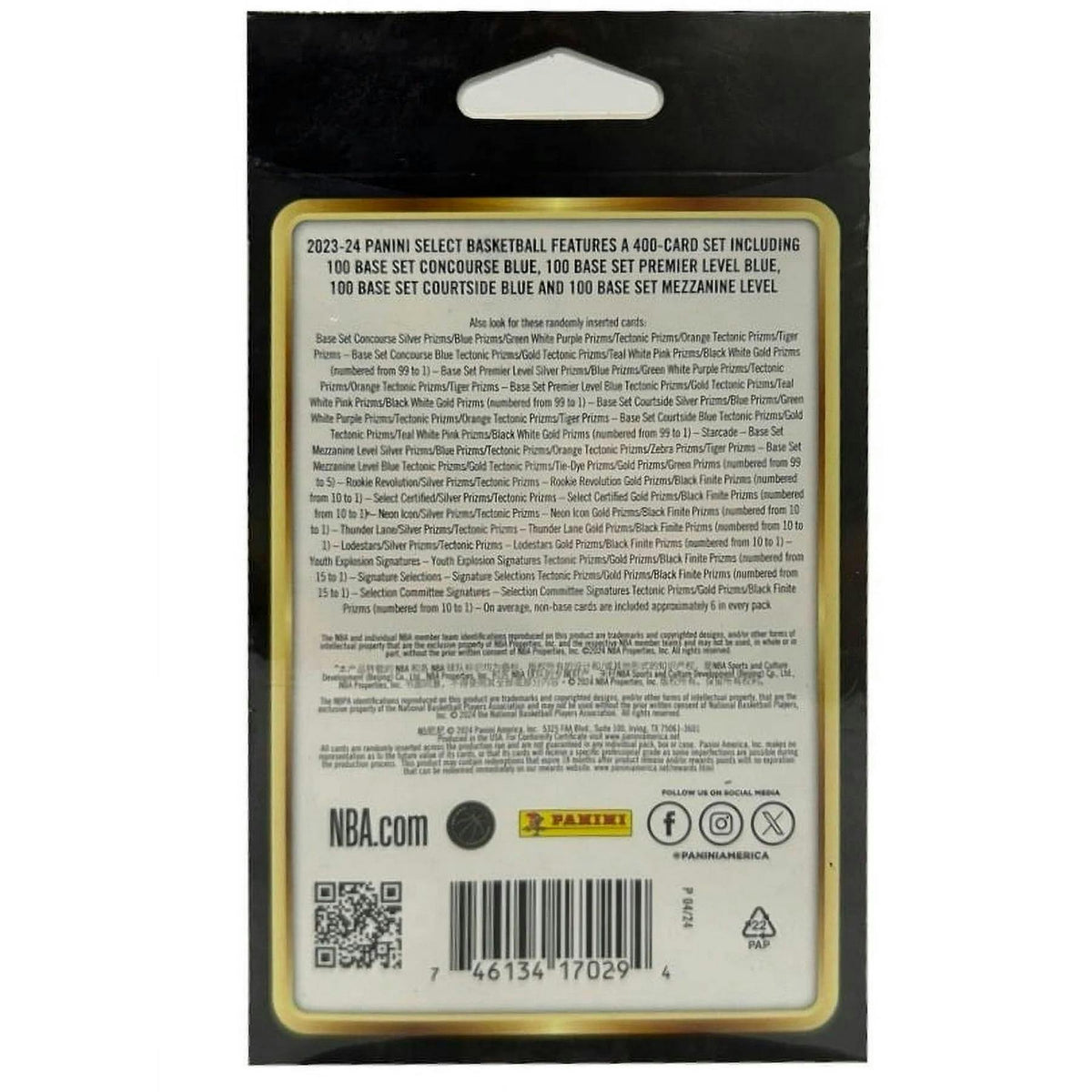 2023/24 Panini Select Basketball Hanger Box