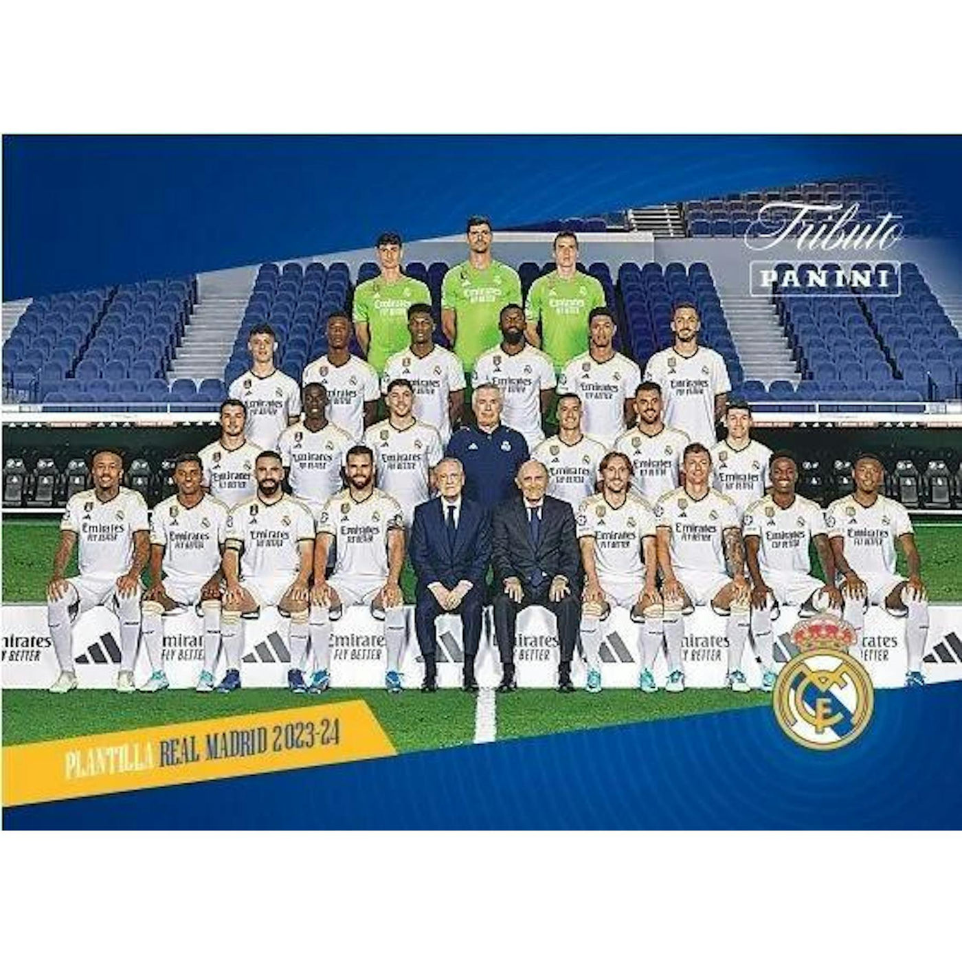 2023/24 Panini Real Madrid Tribute Three-Time Champion Soccer Hobby 16-Set Case