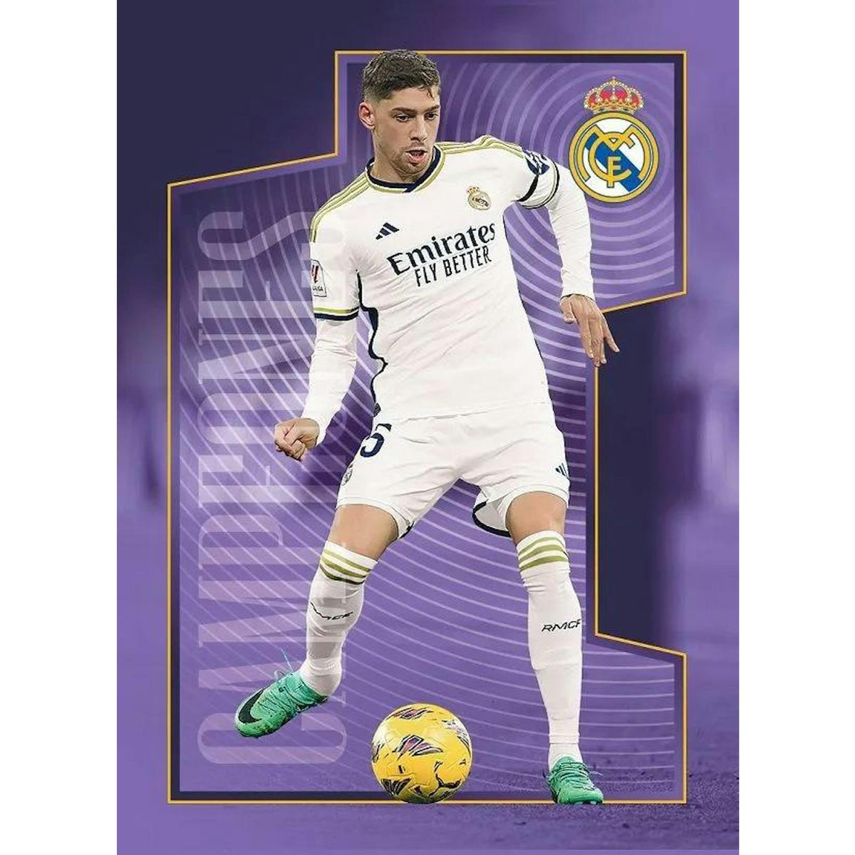 2023/24 Panini Real Madrid Tribute Three-Time Champion Soccer Hobby Set