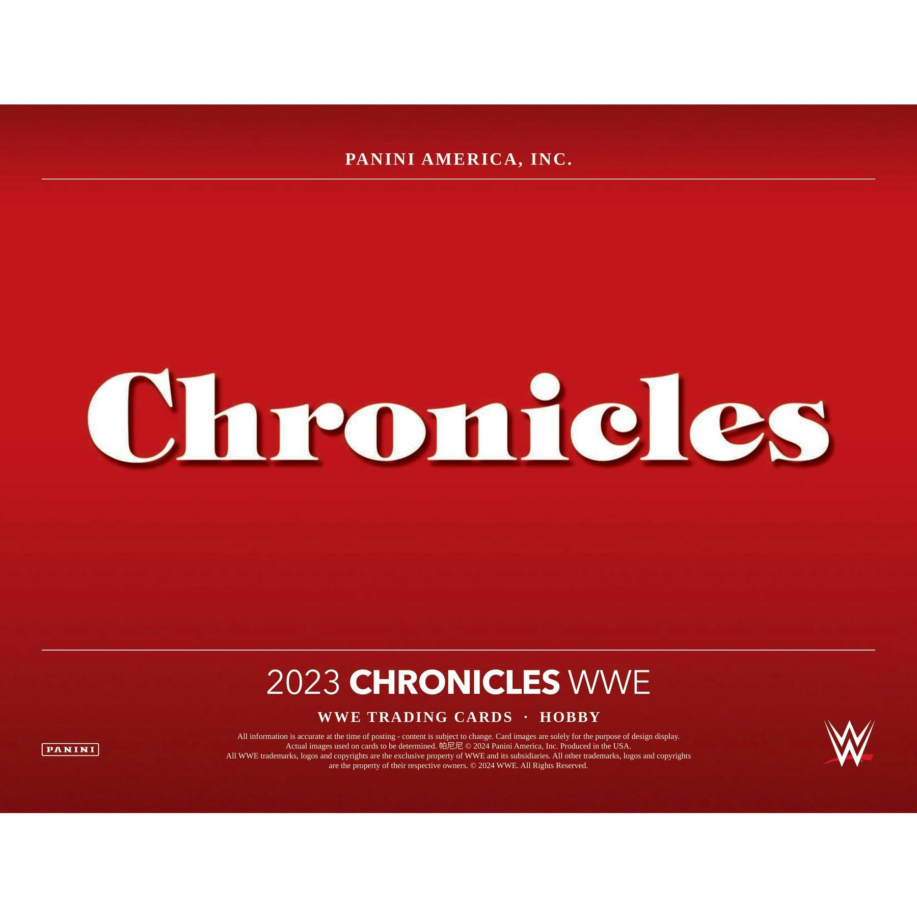 2023 Panini Chronicles WWE Wrestling Hobby Box