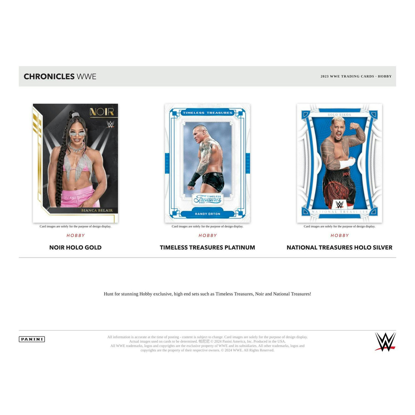 2023 Panini Chronicles WWE Wrestling Hobby Box