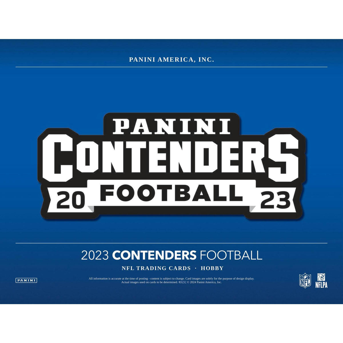 2023 Panini Contenders Football Hobby 12-Box Case