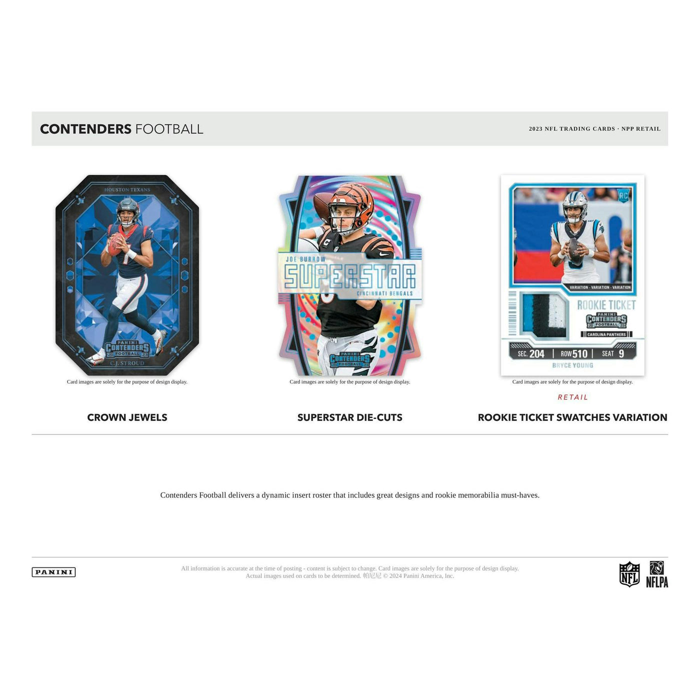 2023 Panini Contenders Football Blaster Hobby 20-Box Case (Blue Parallels!)