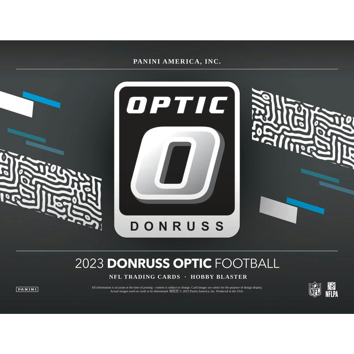 2023 Panini Donruss Optic Football Blaster Hobby Box (Blue Scope Parallels)