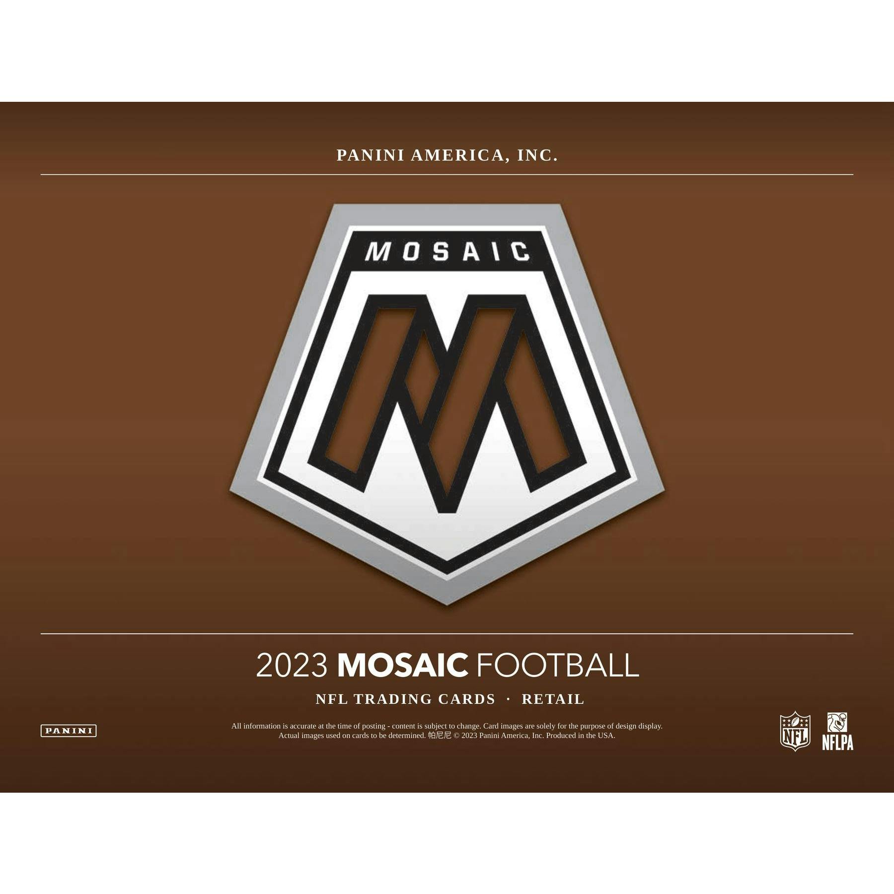 2023 Panini Mosaic Football Jumbo Value Box