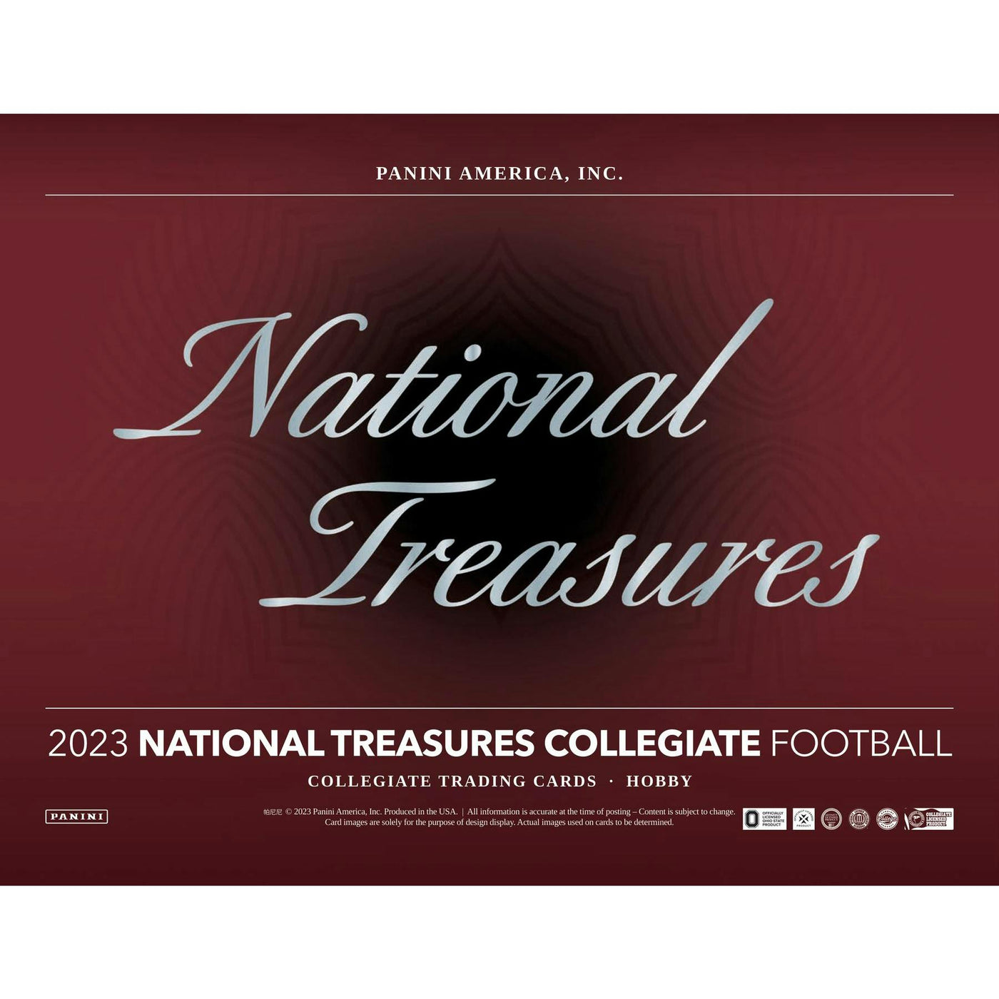 2023 Panini National Treasures Collegiate Football Hobby 4-Box Case