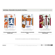 2023 Panini National Treasures Collegiate Football Hobby 4-Box Case
