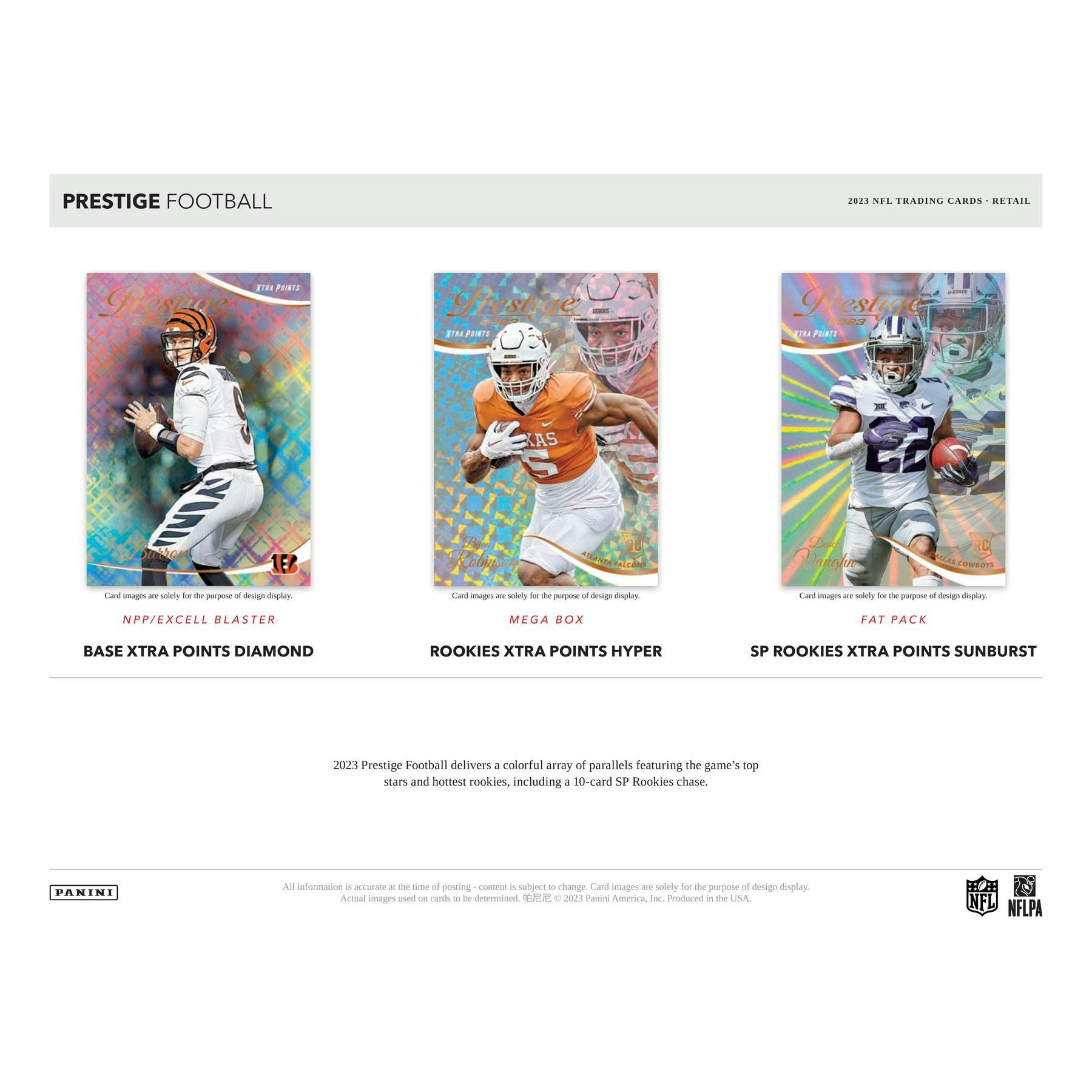 2023 Panini Prestige Football Jumbo Value Box