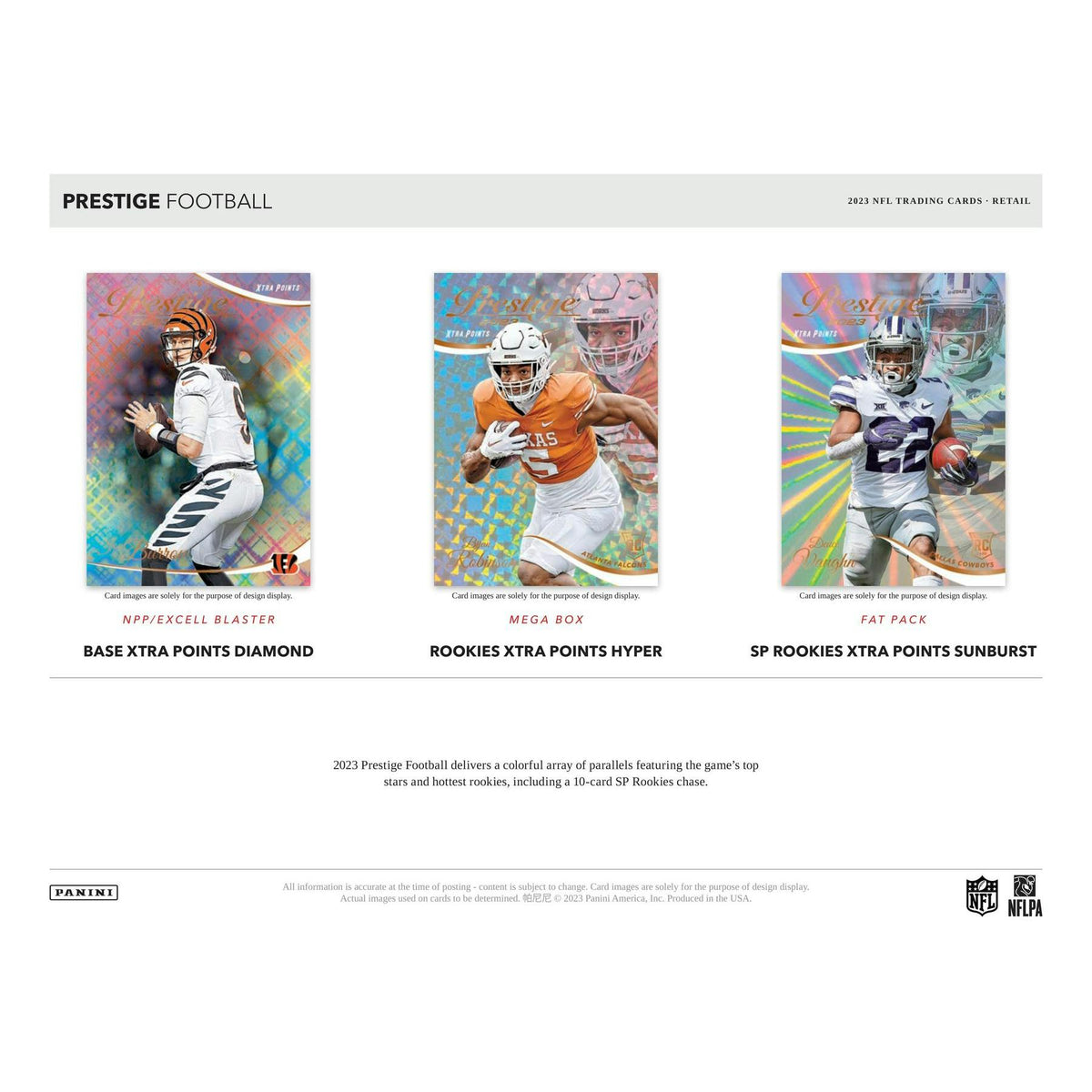 2023 Panini Prestige Football Jumbo Value Box (Reed Buy)