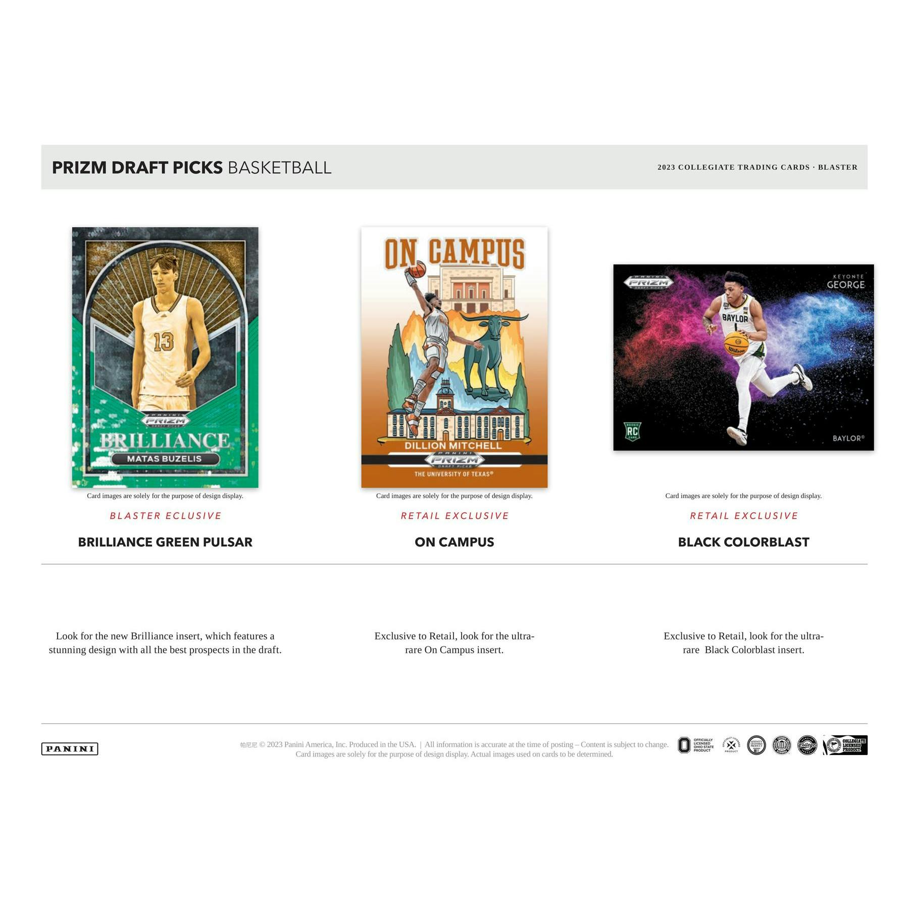 2023/24 Panini Prizm Draft Picks Basketball Blaster Box (Green Pulsar Prizms) (Reed Buy)