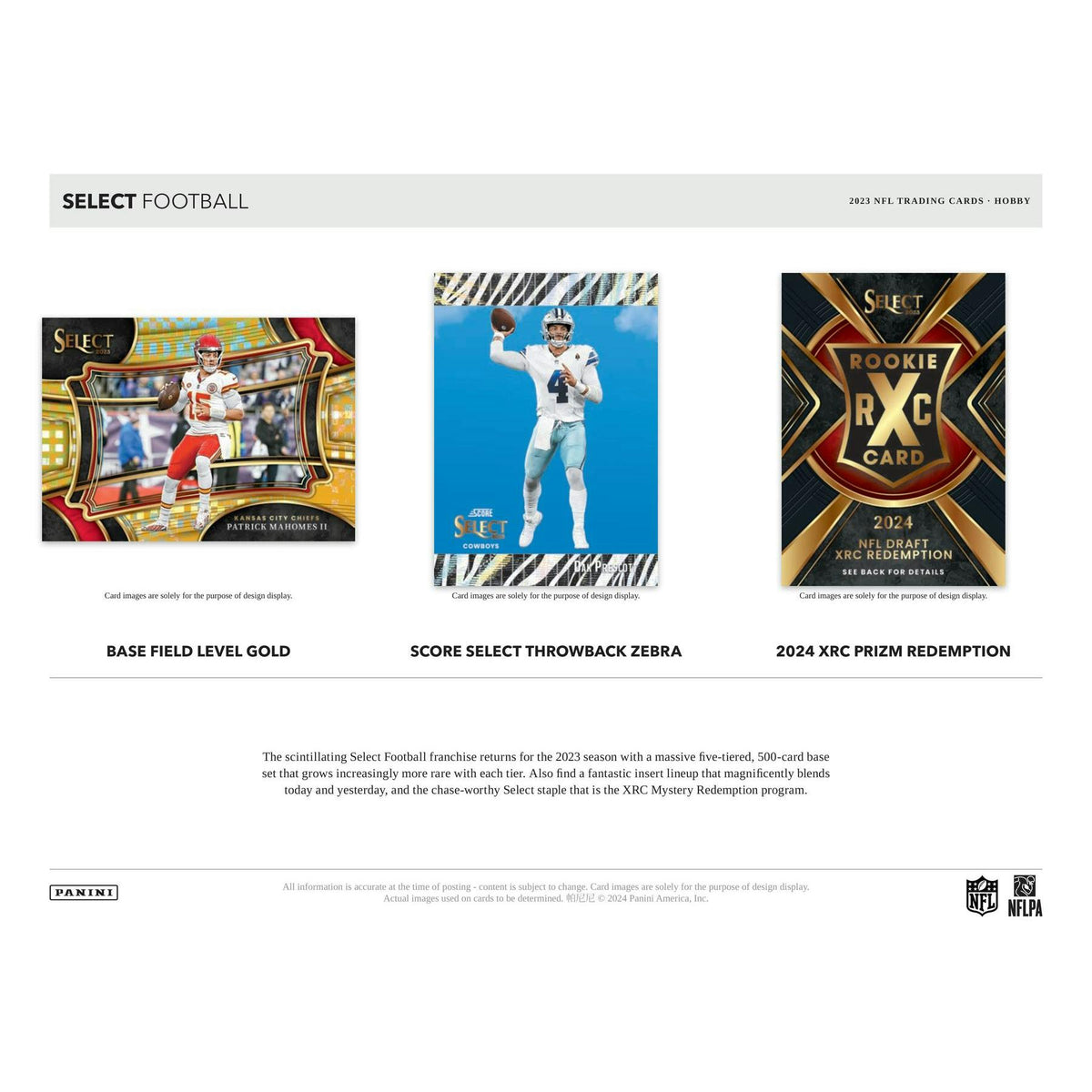 2023 Panini Select Football Hobby Box