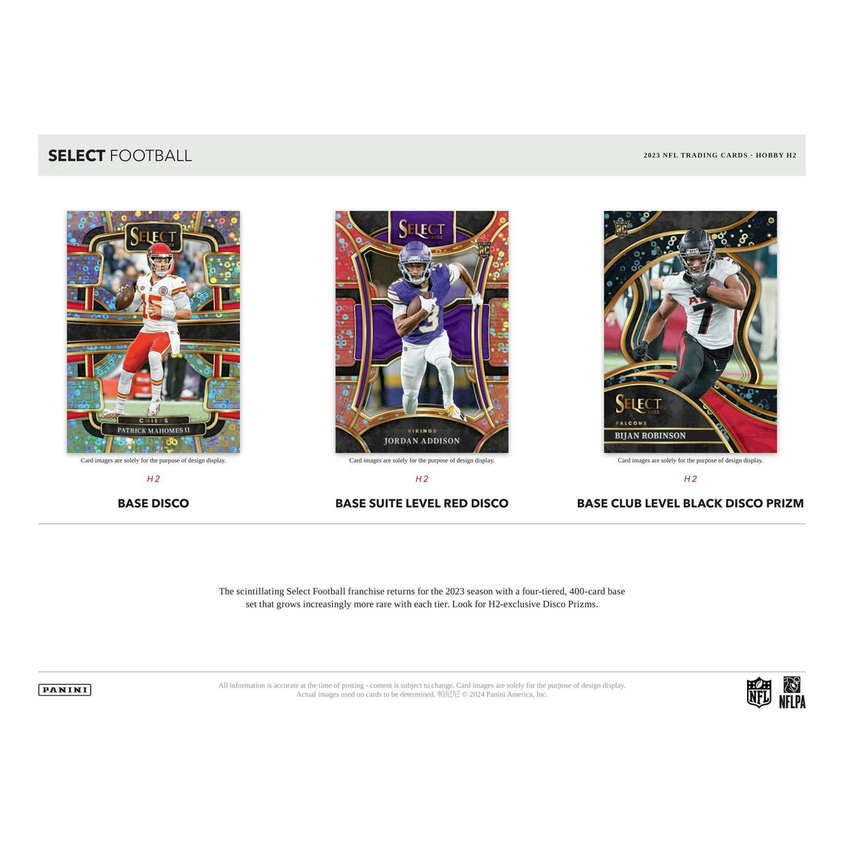 2023 Panini Select Football H2 Box