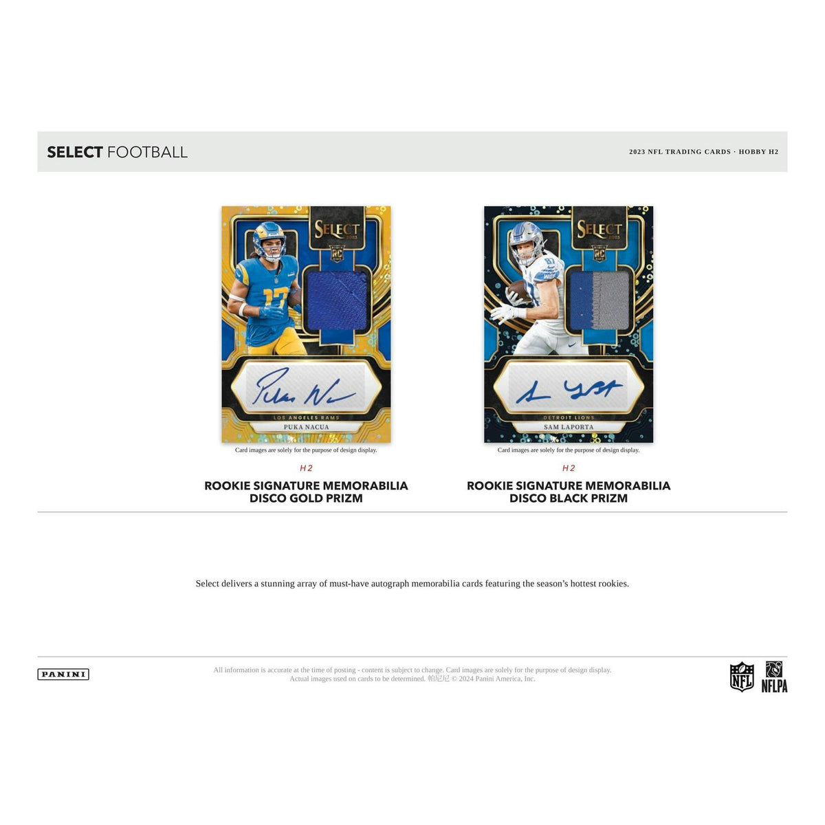 2023 Panini Select Football H2 Pack