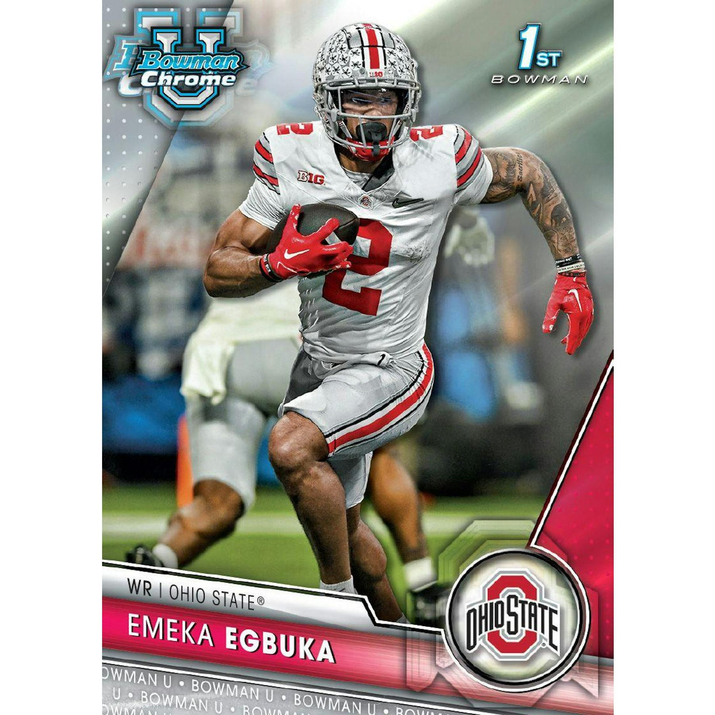 2023 Bowman University Chrome Football Hobby Box