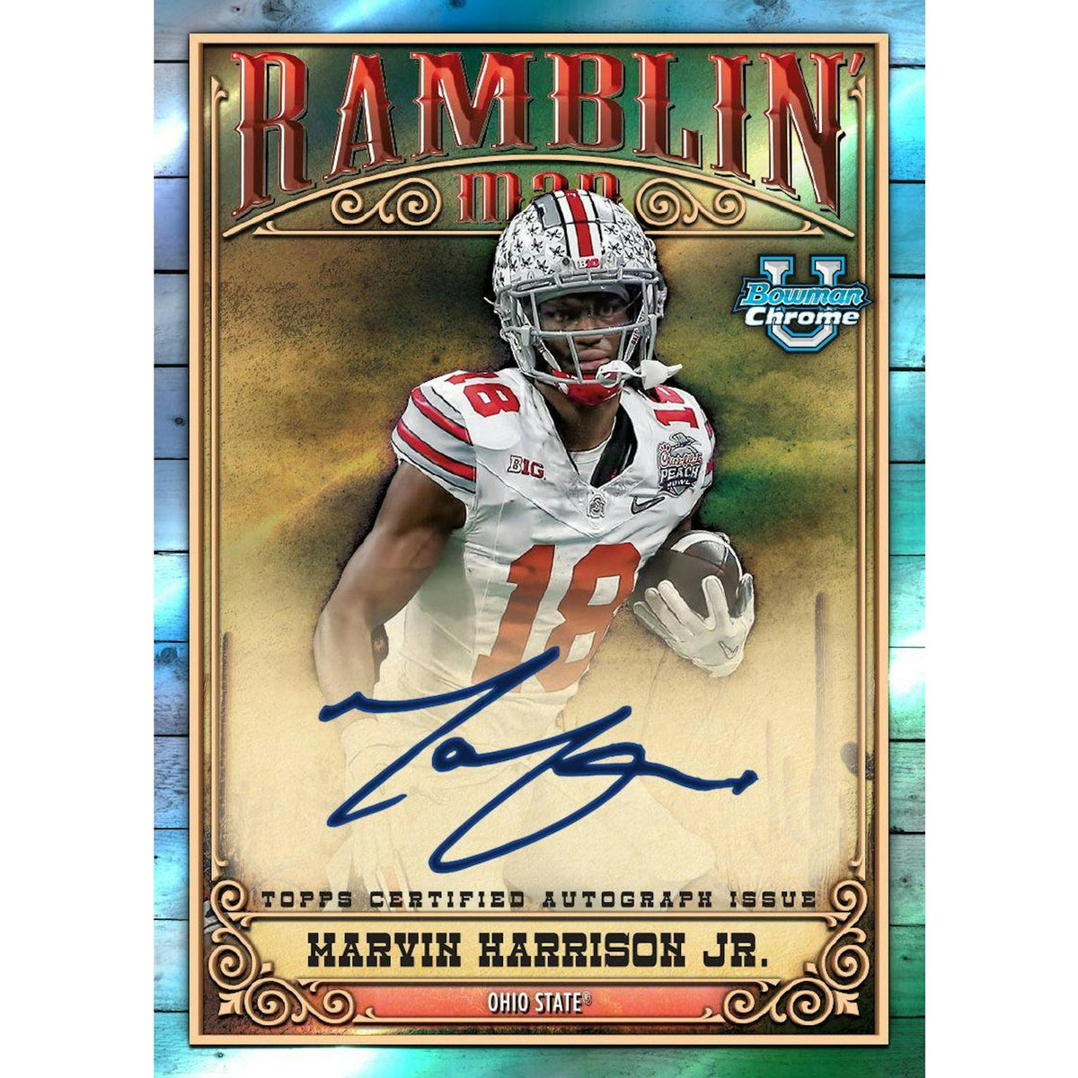 2023 Bowman University Chrome Football Hobby Box