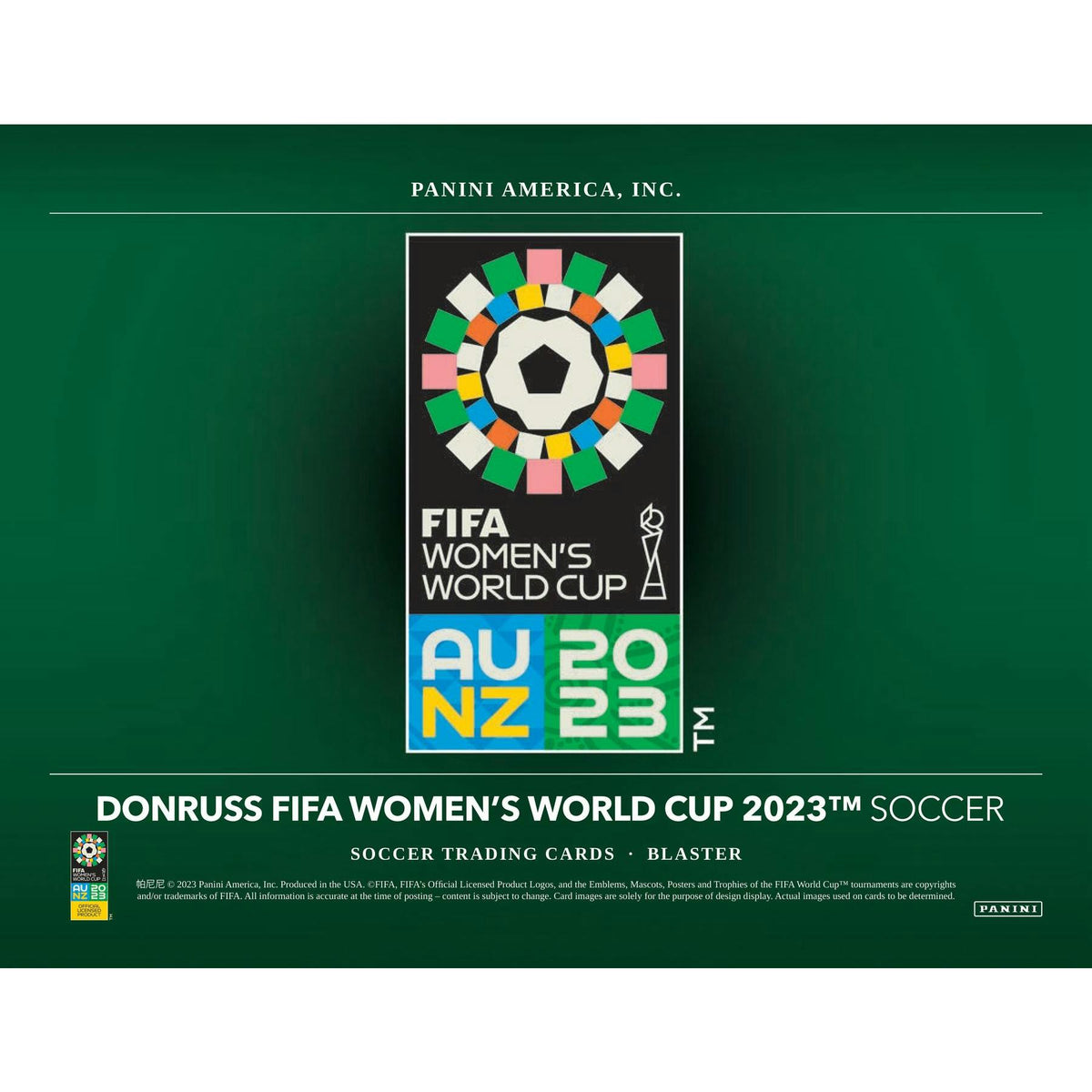 2023 Panini Donruss Soccer FIFA Women's World Cup Blaster Box