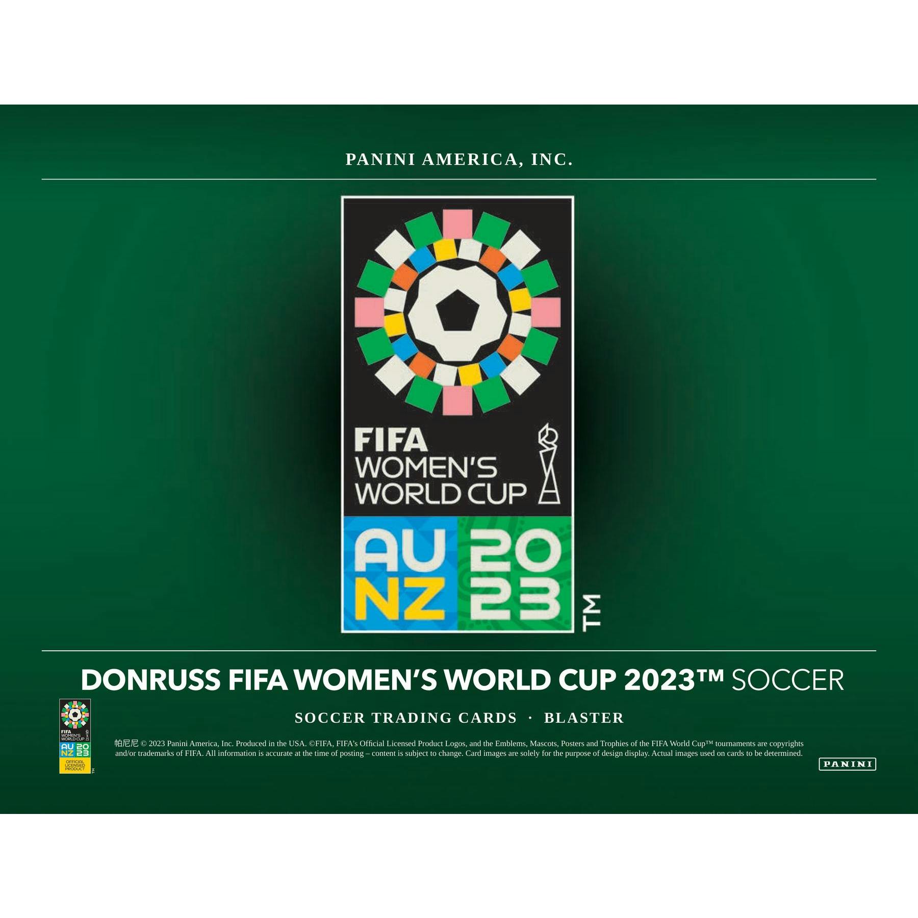 2023 Panini Donruss Soccer FIFA Women's World Cup Blaster Box