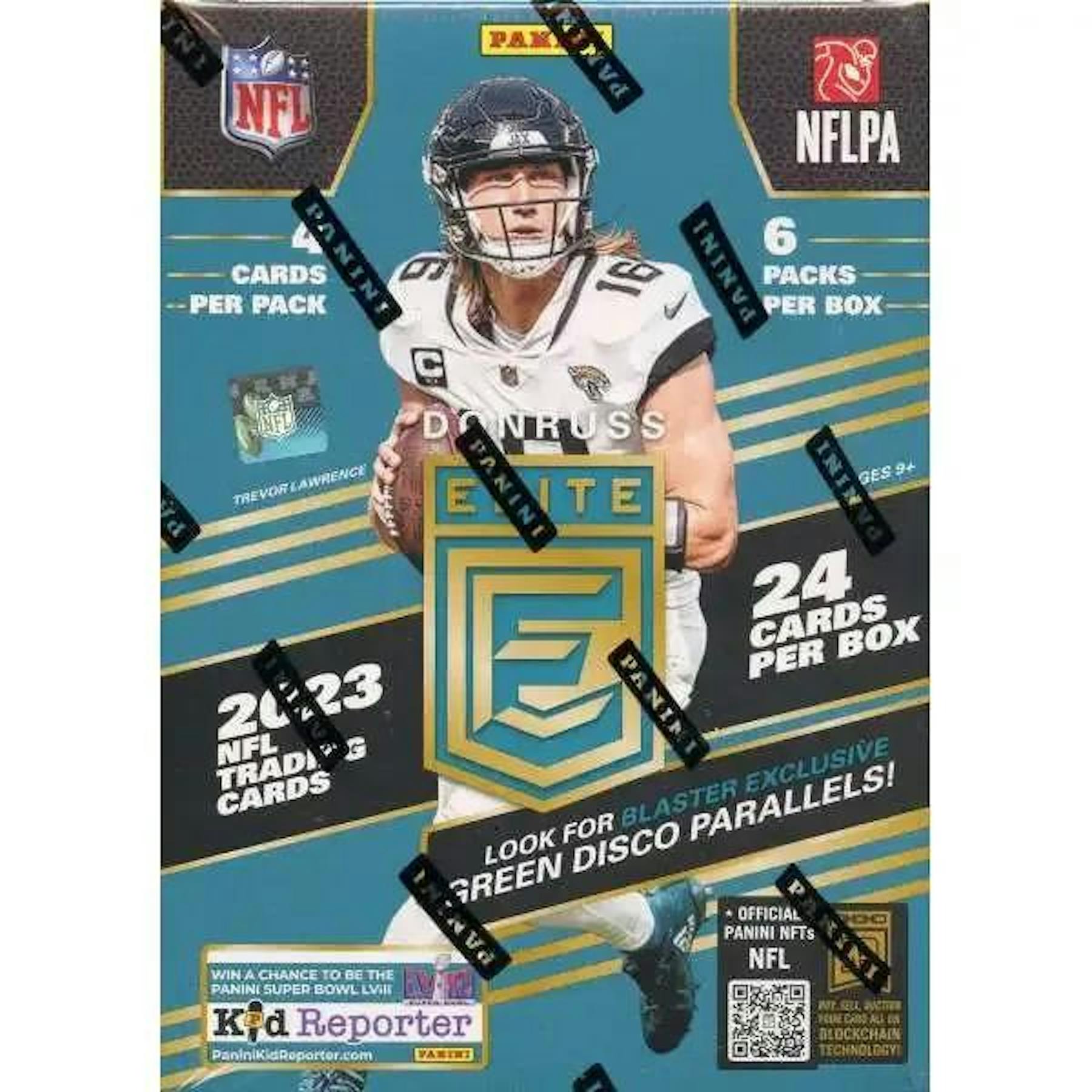 2023 Panini Donruss Elite Football Blaster Box (Green Disco Parallels!)