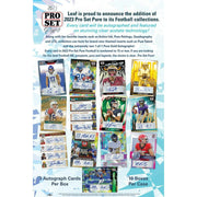 2023 Leaf Pro Set Pure Football Hobby Box (Reed Buy)
