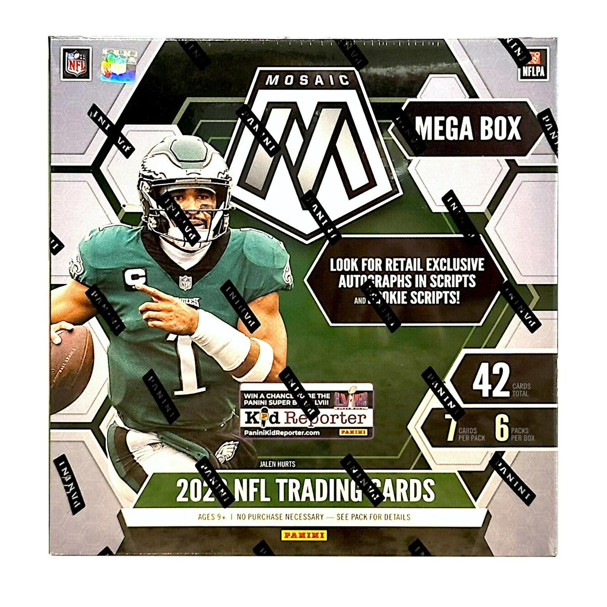 2023 Panini Mosaic Football Mega Box (Reactive Blue Parallels!)