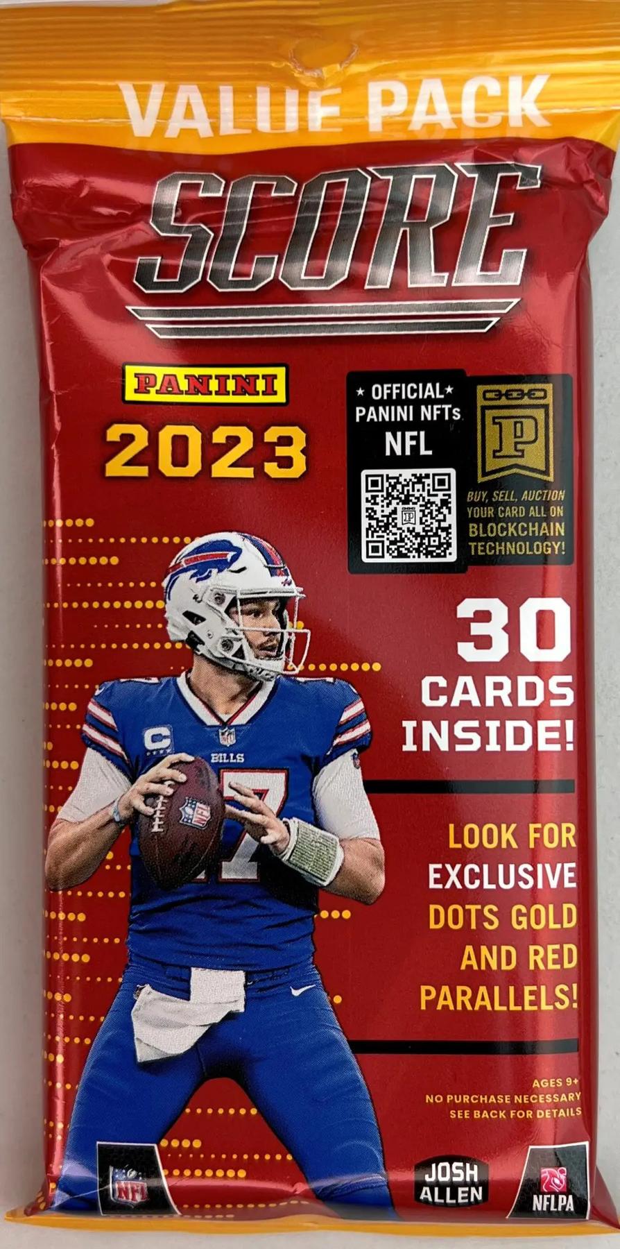 2023 Panini Score Football Jumbo Value Pack