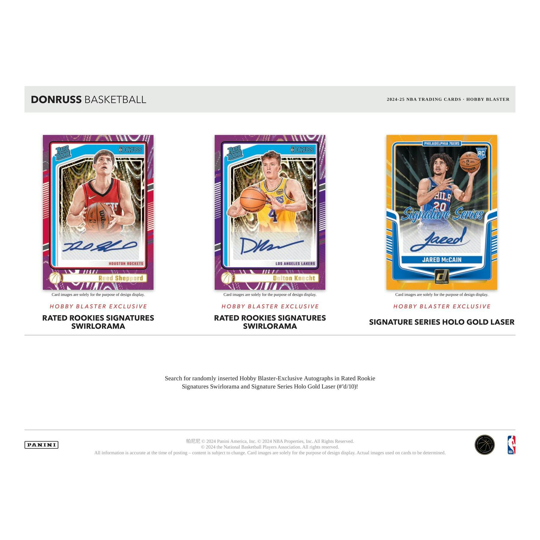 2024/25 Panini Donruss Basketball Blaster Hobby Box
