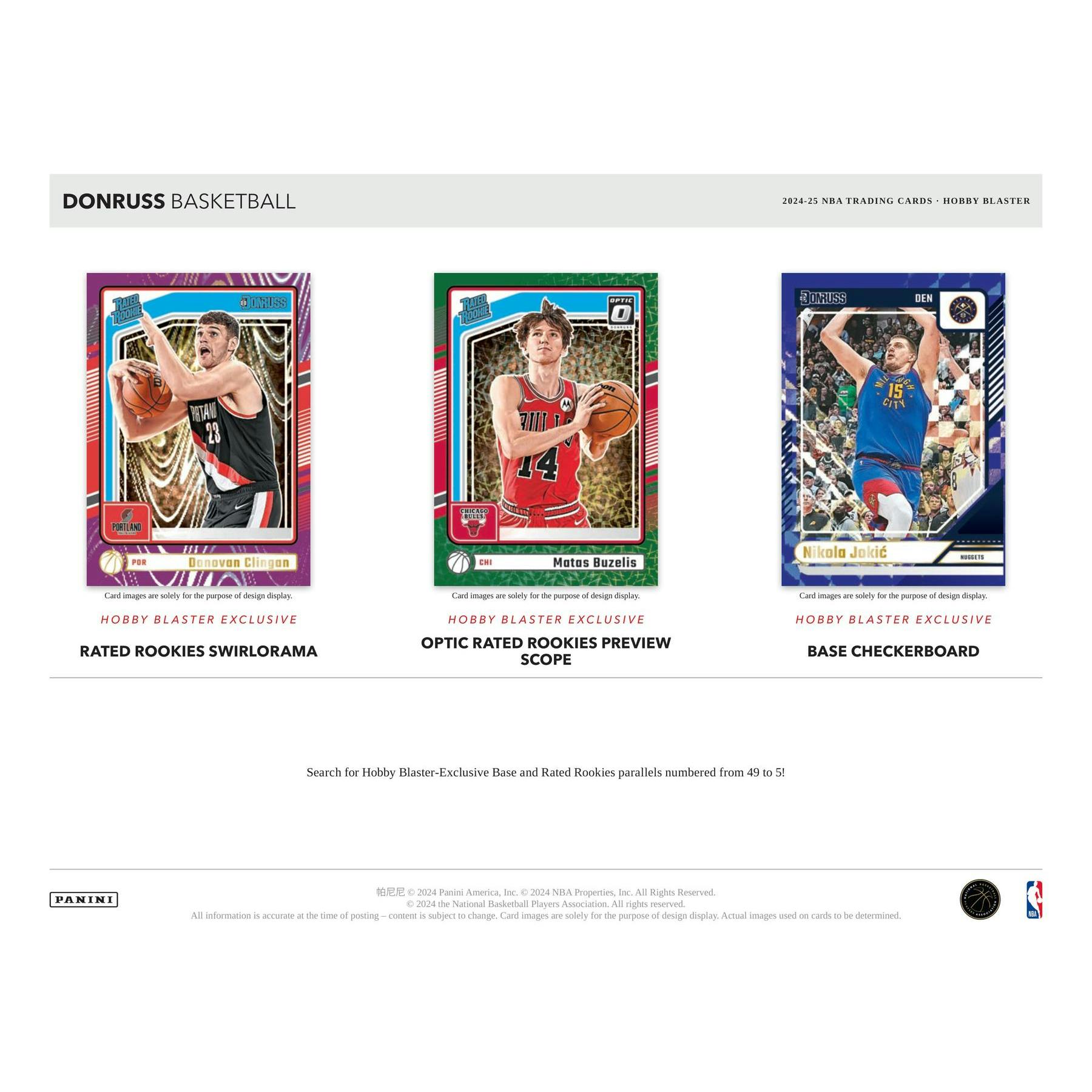 2024/25 Panini Donruss Basketball Blaster Hobby Box