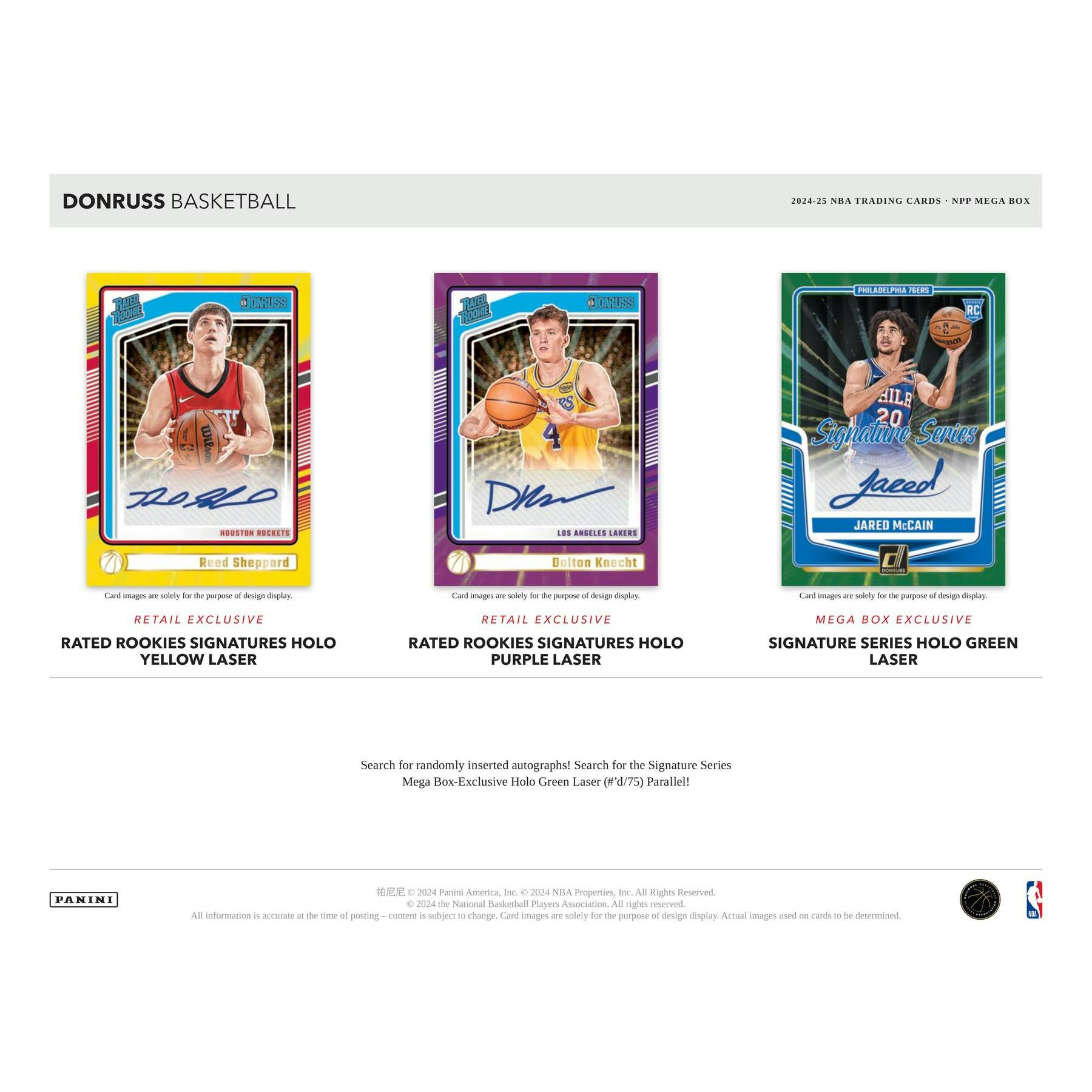 2024/25 Panini Donruss Basketball Mega 20-Box Case (Red and Green Laser Parallels!)