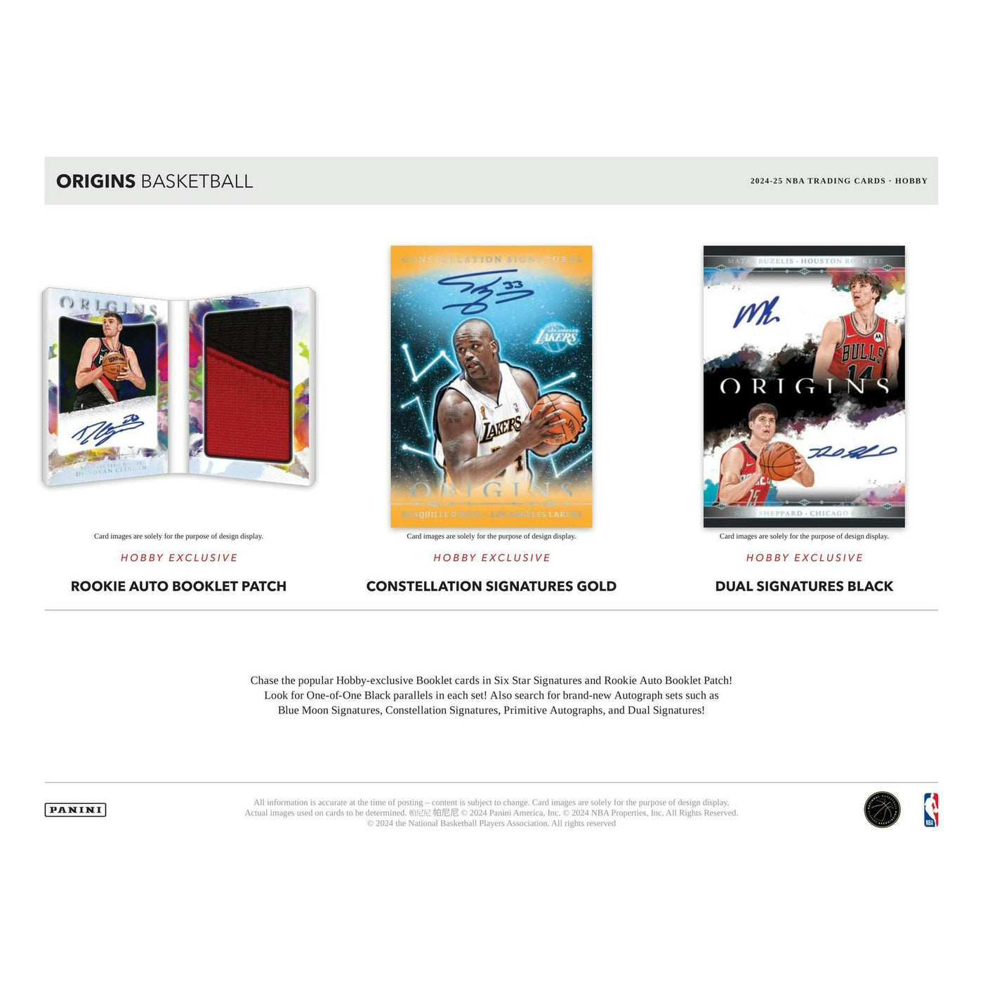 2024/25 Panini Origins Basketball Hobby Box